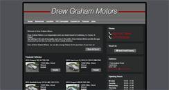 Desktop Screenshot of drewgrahammotors.co.uk